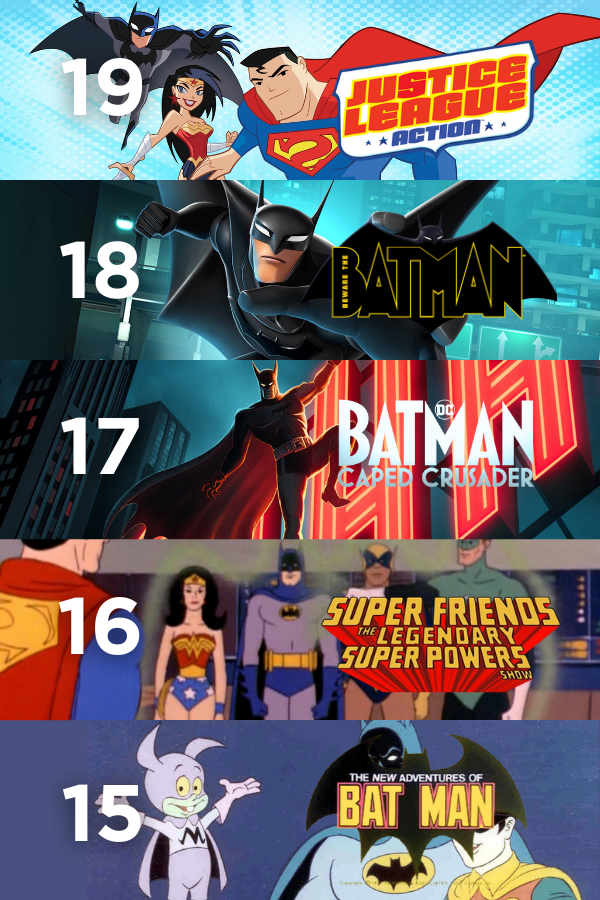 Complete list of Batman TV Shows, voted by you! | Scrolller