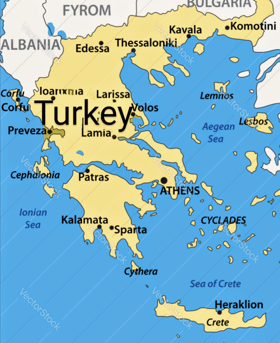 Greece map, if the Arvanites minded their own business. 😎 | Scrolller