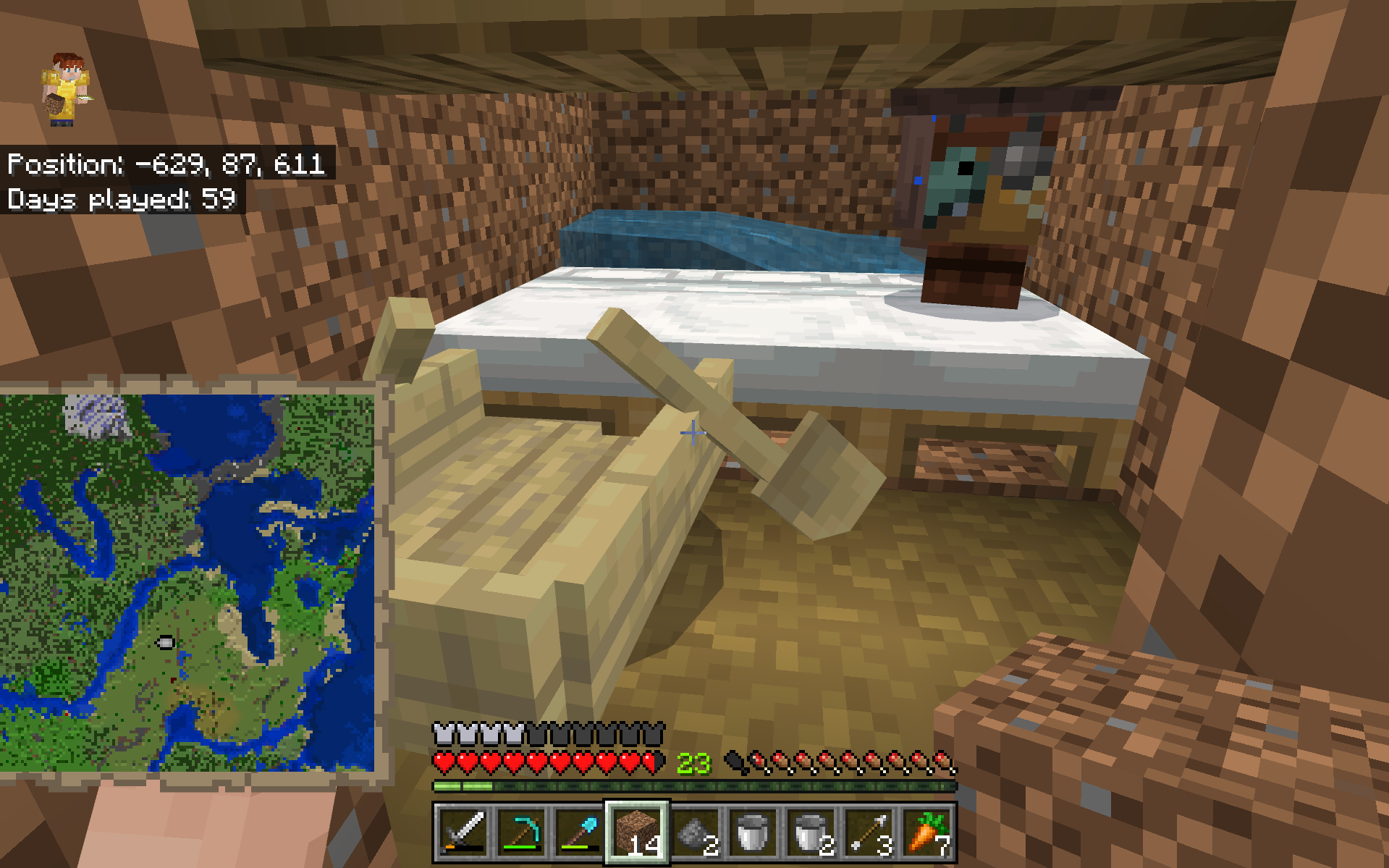 Any Ideas on why my Iron Golem farm isn't working? I've covered the ...
