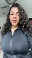 Busty in black