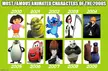 most famous animated characters of the 2000s