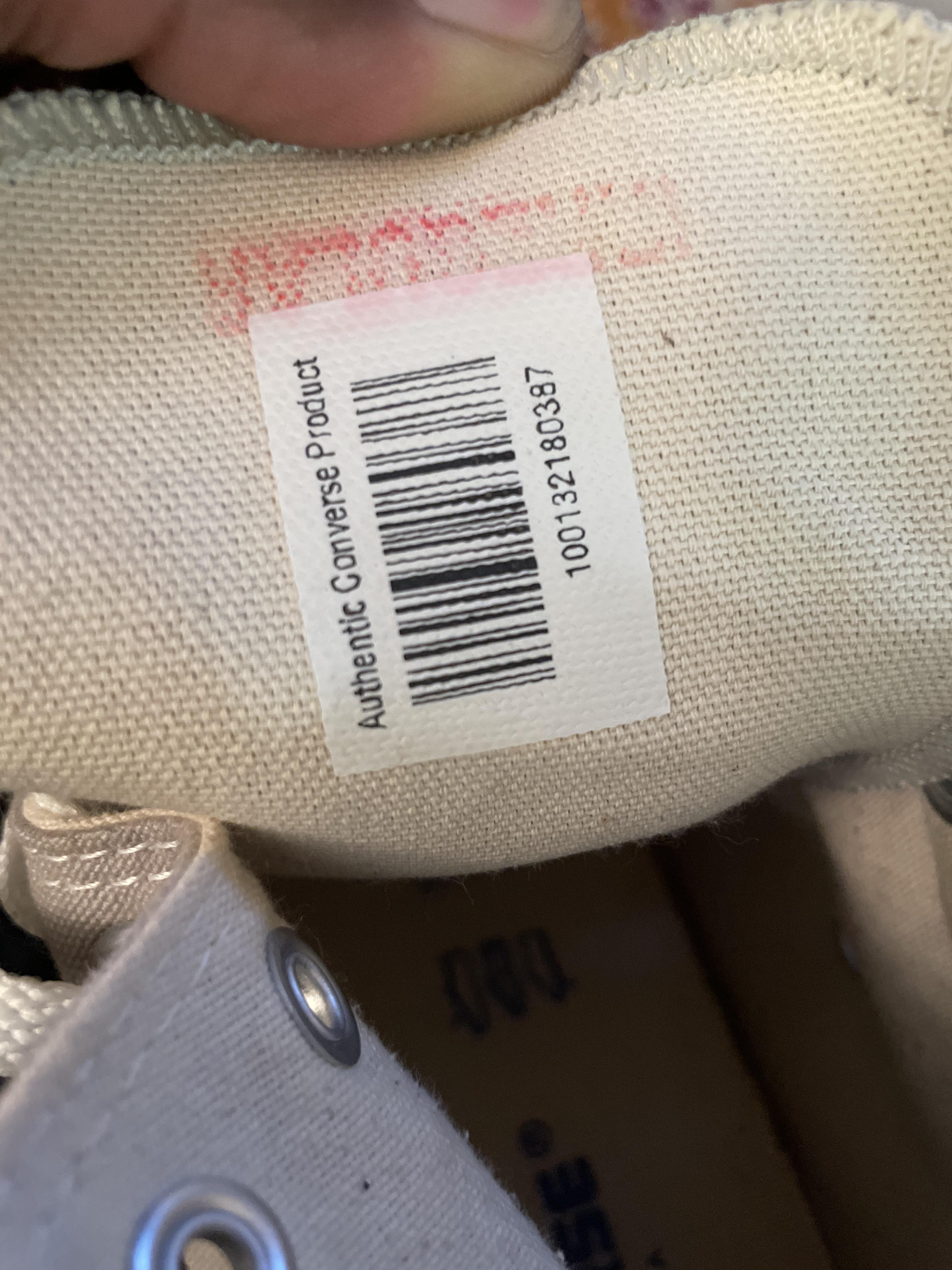 Have any of you see inside labels like these for Converse? | Scrolller