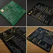 [OC] I want to share my Unix Cheat Sheets made out of real printed circuit boards.