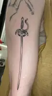 Inigo Montoya’s sword by Sav Ash at Revolution Ink in Birmingham, AL