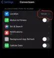 Is there a way to make a shortcut to toggle location services for an app from the home screen/today view? 
