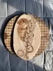 Field mouse,(me) Aggravating-Leek5154, pyrography (wood burning),2023