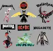 Some random hb/hh characters and what I think there favourite metal bands would be