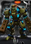 I return to serve. Protoss Immortal coloring by me.