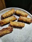 Made Spring rolls from scratch. (Even the sheets )