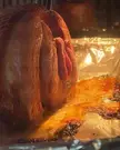 Prepping the ham for Thanksgiving