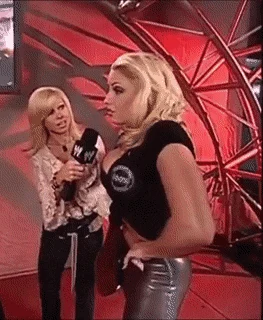 Trish giving us a peek.