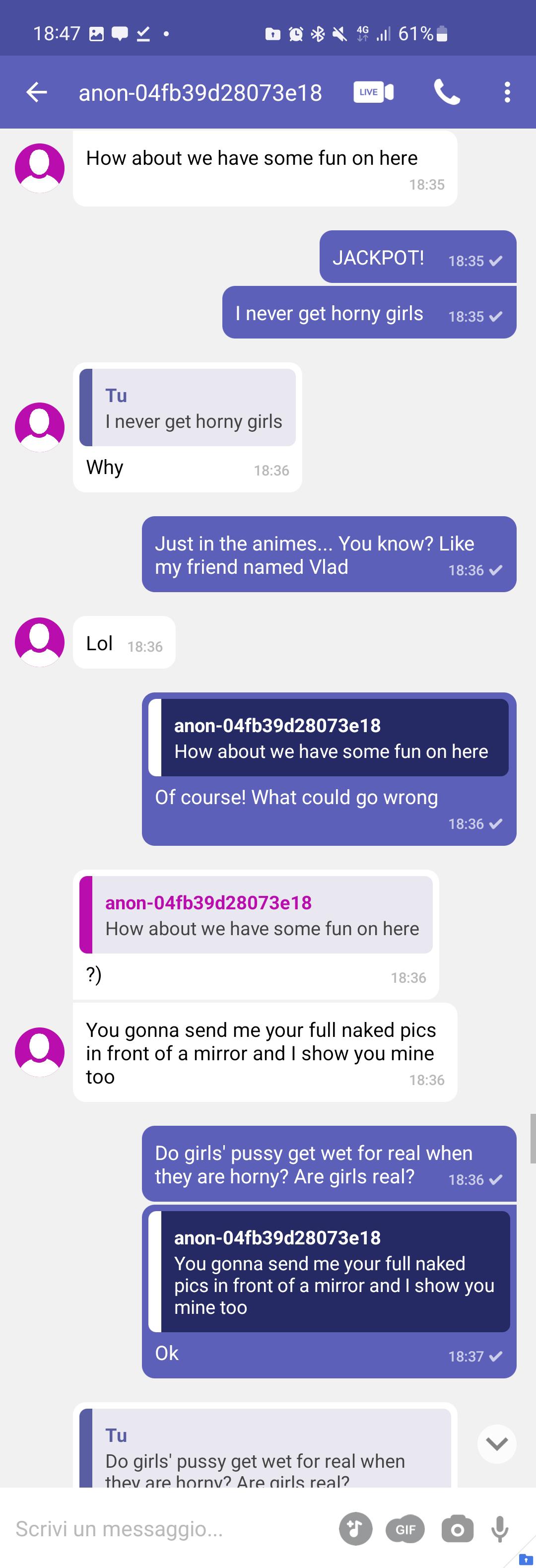 Scambaiting chat screenshots showing a conversation with a ghosted user on Instagram