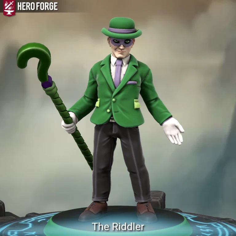 I made The Riddler in Hero Forge | Scrolller