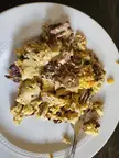 Any love for beef and brat scrambled eggs