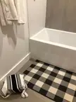 Bringing this little guy with me to shower so he can warm up