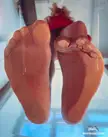 If you don't be obedient tiny foot slave, next time you will be not under this glass, but under my feet and I will step on you with all my weight, but now, just enjoy the view