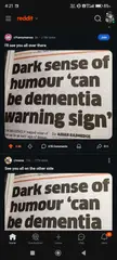 Dark sense of humor can be dementia warning sign 