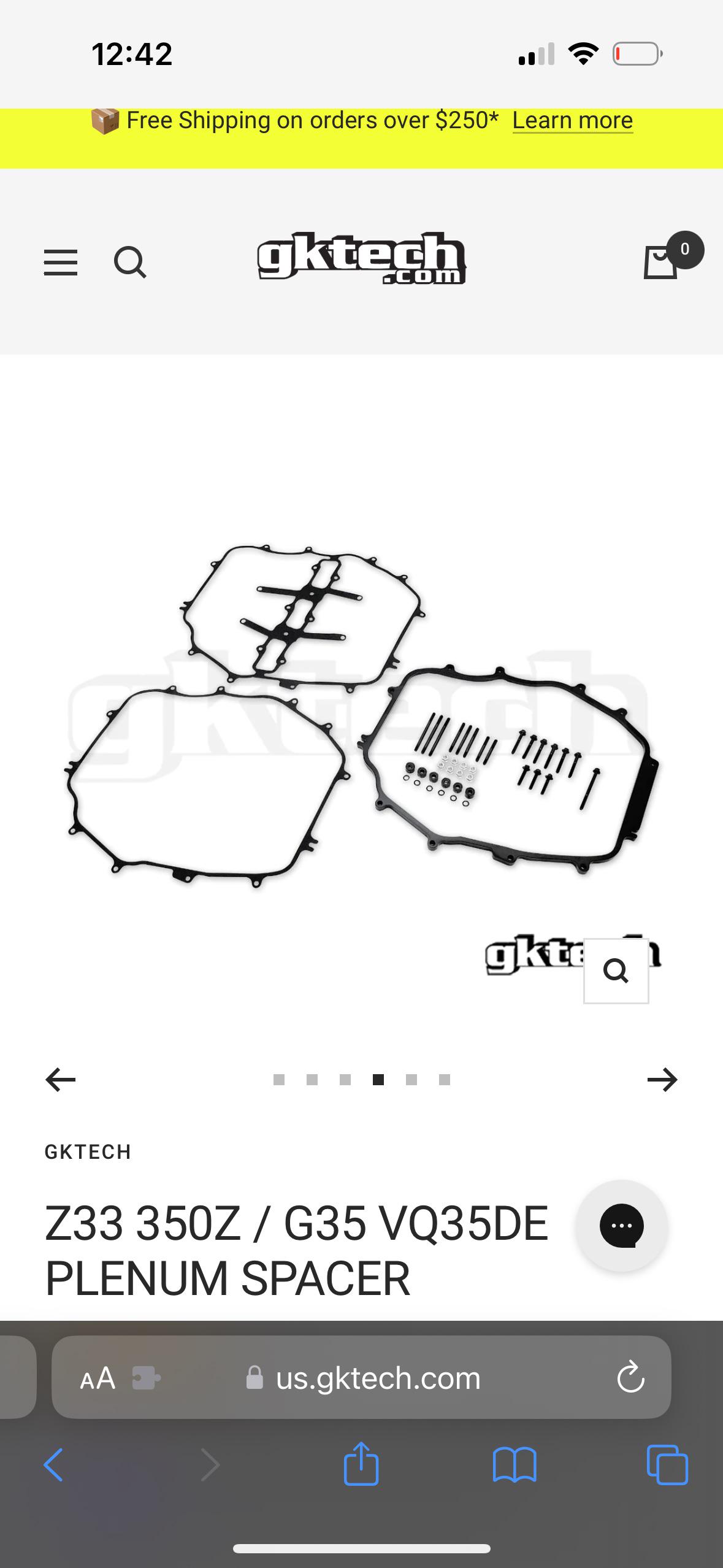 anyone run GKTECH plenum spacer? Looks like a good option since it comes with gaskets