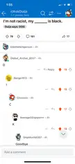 I’m sorry, your what is black?