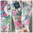 SpongeBob half sleeve in progress Emily at Brickhause Joplin, MO