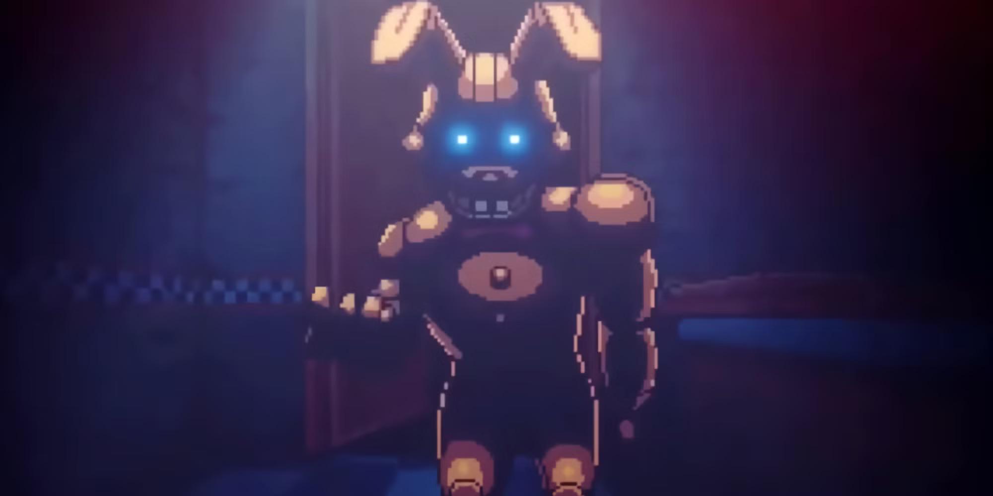 FNAF into the pit Yellow rabbit actually makes Springtrap scary | Scrolller