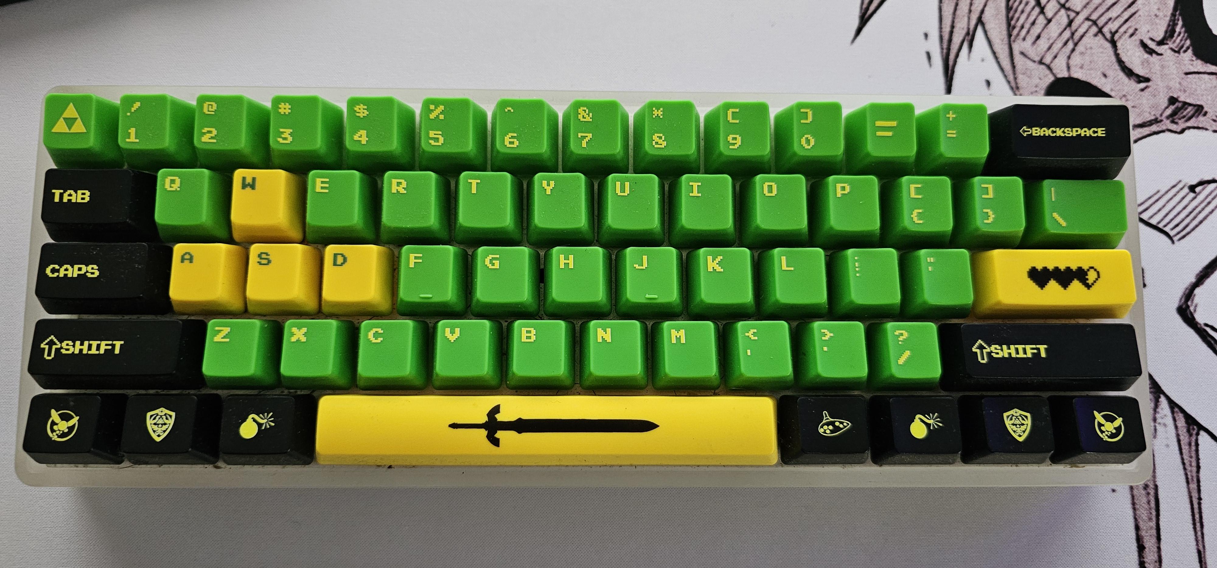 [OOT] Still loving this zelda themed keyboard! | Scrolller