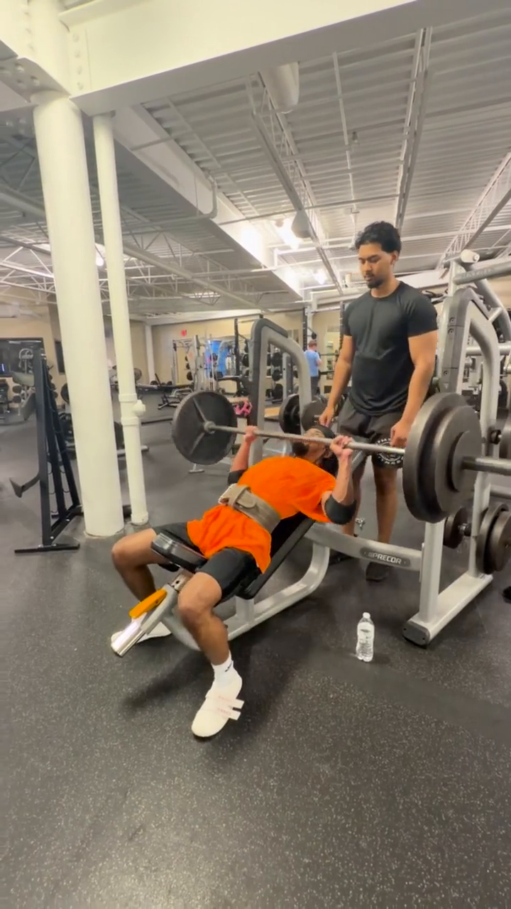 215 incline at 137 bodyweight