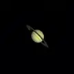 Voyager 1, Saturn Rotation colorized timelapse