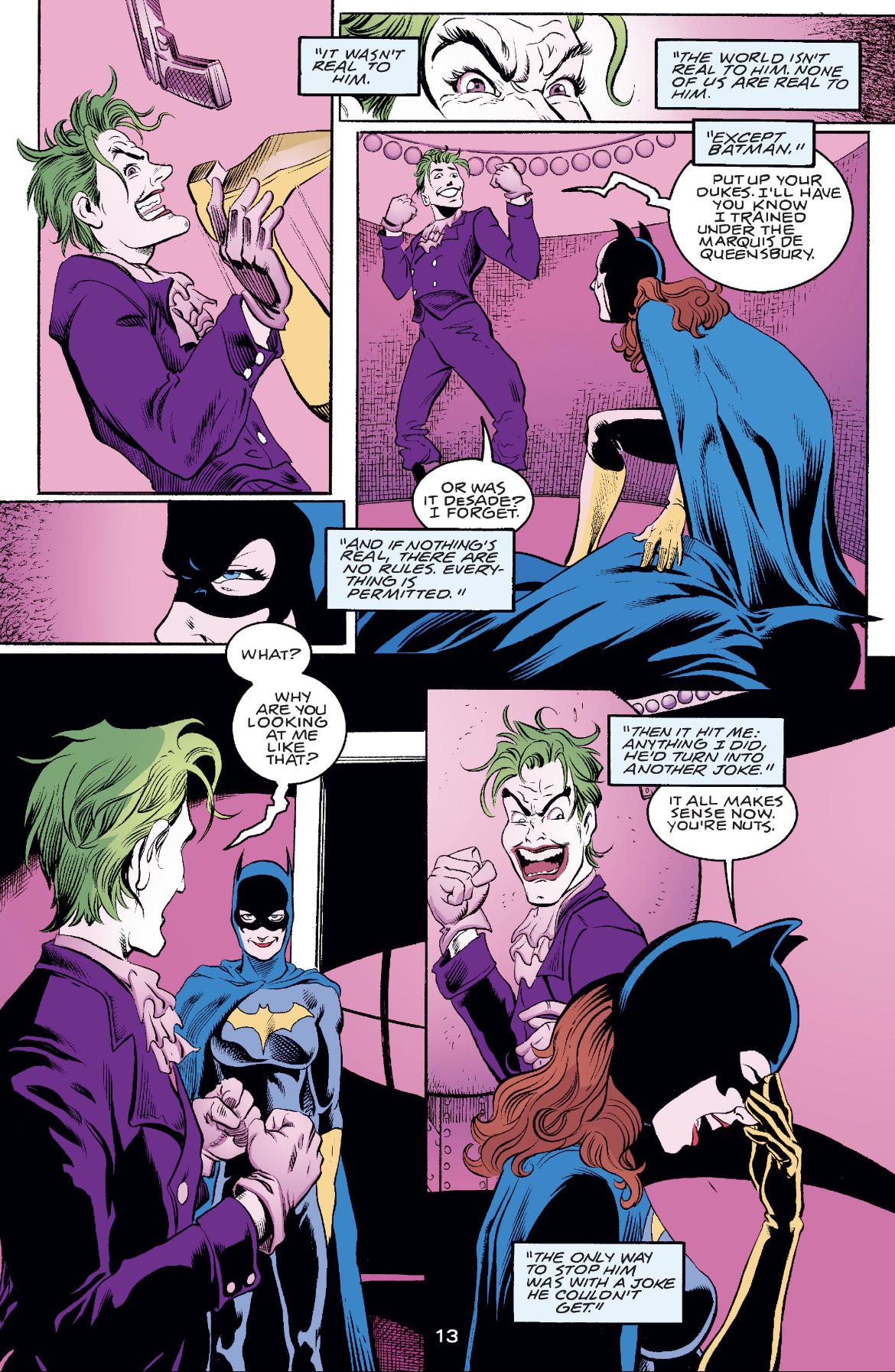[Comic Excerpt] Oracle talks to Batgirl about the Joker (DC 1st ...
