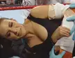 Stephanie's boob almost falling out...