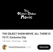 The Object Show Movie is back with a preview!