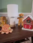 My gingerbread themed entry table