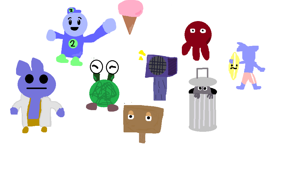 Since I loved Robot 64 on Roblox I made some fanart of some of the ...