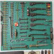 Vintage Tools in the Man Cave. Mostly old Ford tools, various bullets I collected thru the years, a 27" Hurwood s/driver, pat. 1901, a German dagger my dad got during his service in WWII, old files and plumb bobs, various other odds and ends. All the ammo is unfired, ready to go!
