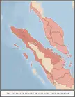 Map of Aceh Sultanate and its vassals at its greatest extent during the reign of Sultan Iskandar Muda