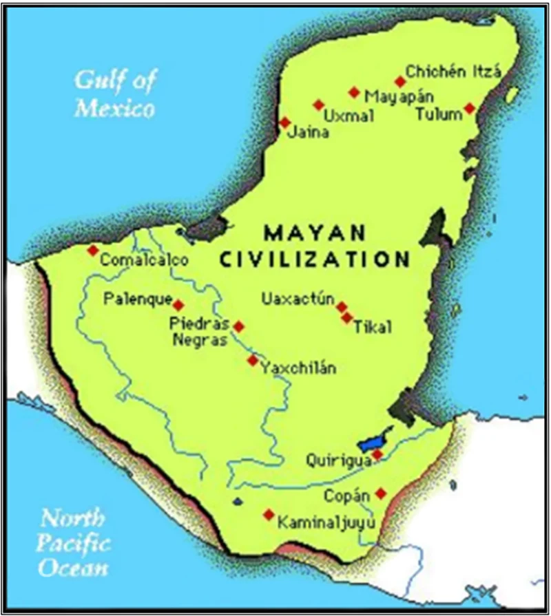 map: Mayan civilization | Scrolller
