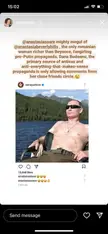Anastasia Soare (Anastasia Beverly Hills CEO) is one of the best-friends Dana Budeanu, a pro-Putin romanian influencer, who also supports domestic violence. She has also commented on this post seemingly supporting it.