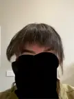 Help! I think stylist cut bangs too short and a bit uneven. Unsure how to even style these?