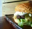 Burger Vacherin Aop.mustard sauce