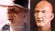 David Warner make up test as Freddy Krueger before Robert Englund got the role, 1980s.