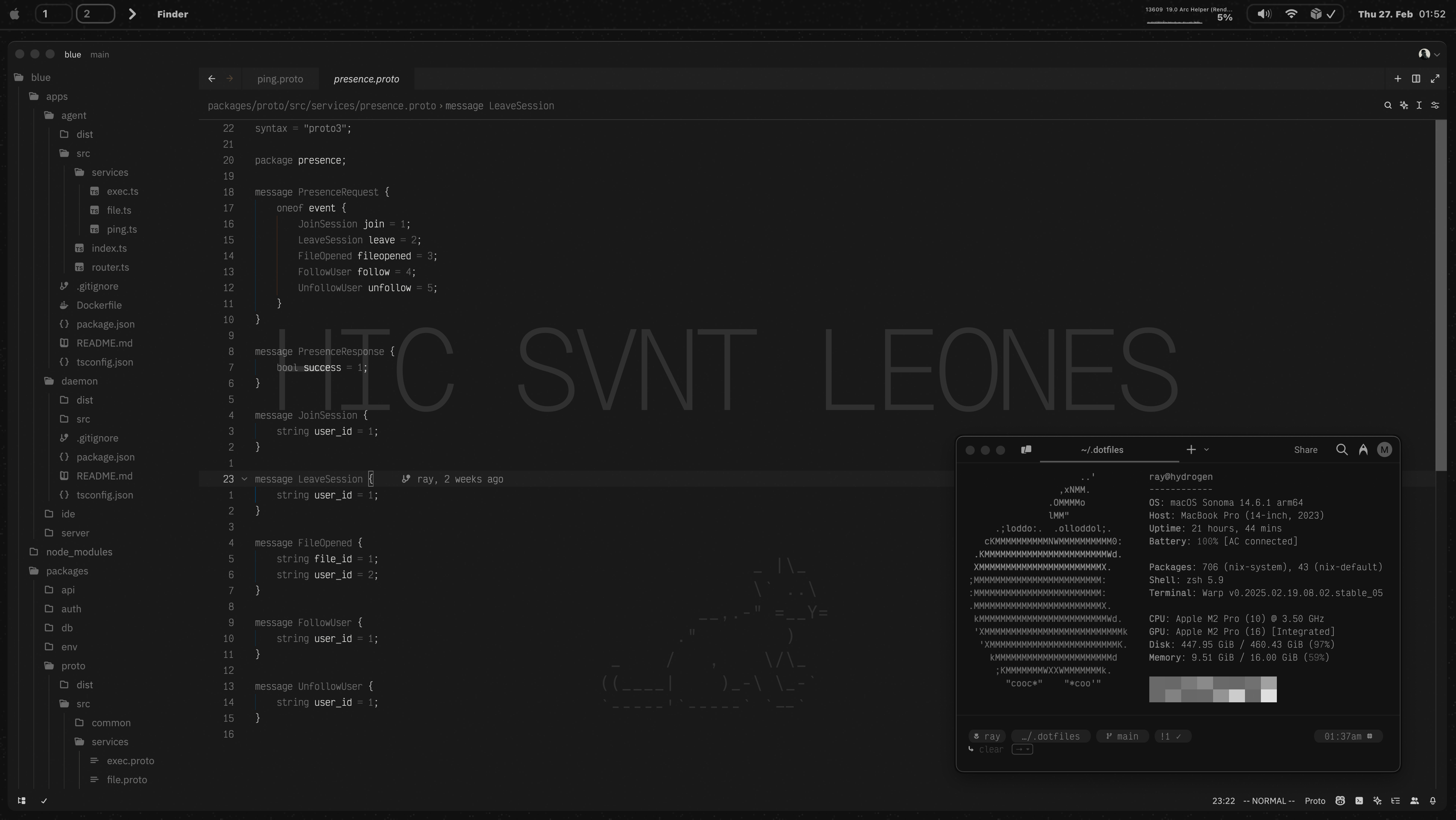 [yabai] black and white macos rice :) | Scrolller