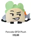 Pancake BFDI Plush