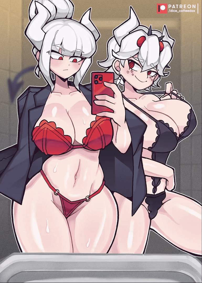 Monster girls and anime women in lingerie, bondage gear with ball gags, and nude poses for a roommate roleplay.