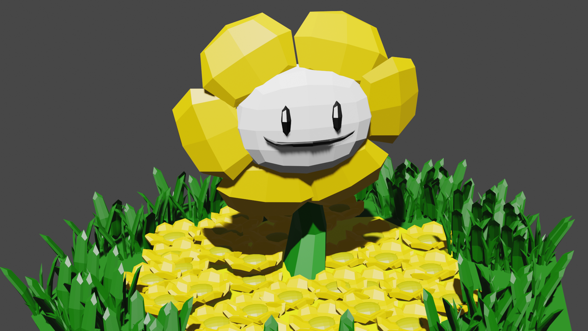 Flowe Object Oc Flowey 3d render (oc) | Scrolller