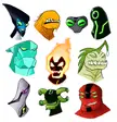 Ben 10 OS alien portraits