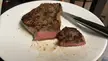 Decent for a steak cooked on a nonstick in a dorm kitchen