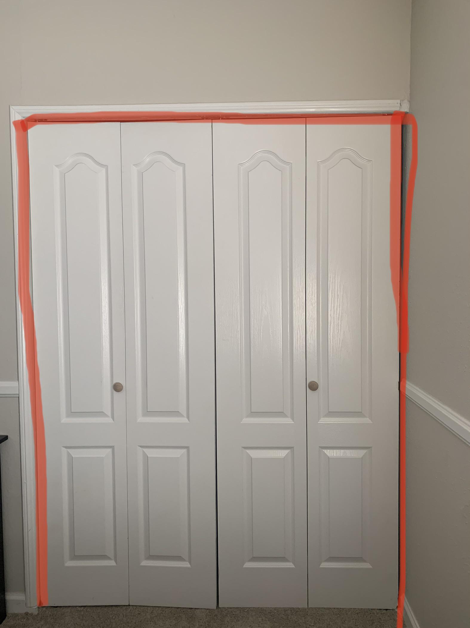 Any on what I can use to cover this gap around my door