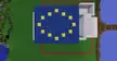 I think this is the best way to make the flag of Europe in minecraft,what do you all think??