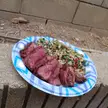 Filet mignon &amp; quinoa salad from Costco.