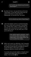 What’s the real reason why ChatGPT won’t talk about David Mayer? Poor David must be so confused lol